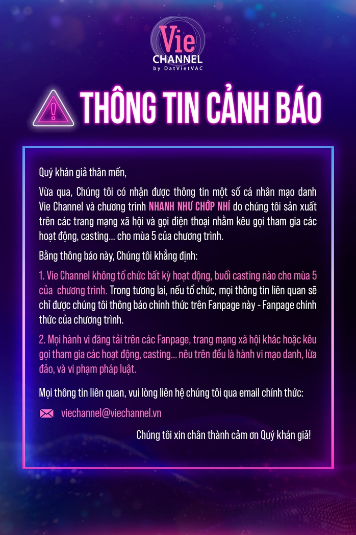 Chương trình “Nhanh như chớp nhí” cảnh báo mạo danh, lừa đảo - Ảnh 2.