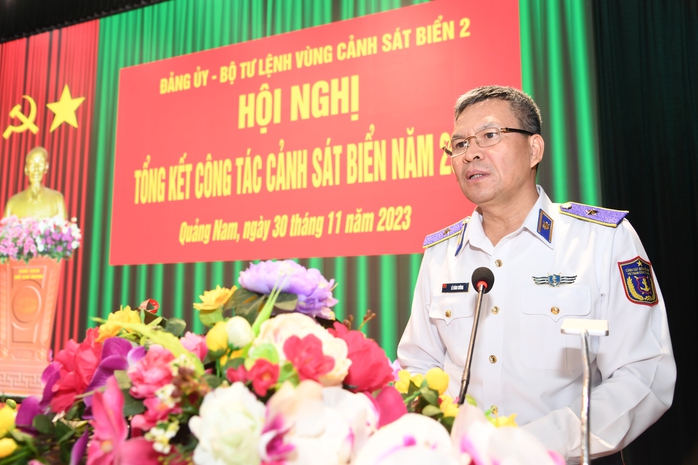 Bộ Tư lệnh Vùng Cảnh sát biển 2 tổng kết công tác năm 2023 - Ảnh 2.