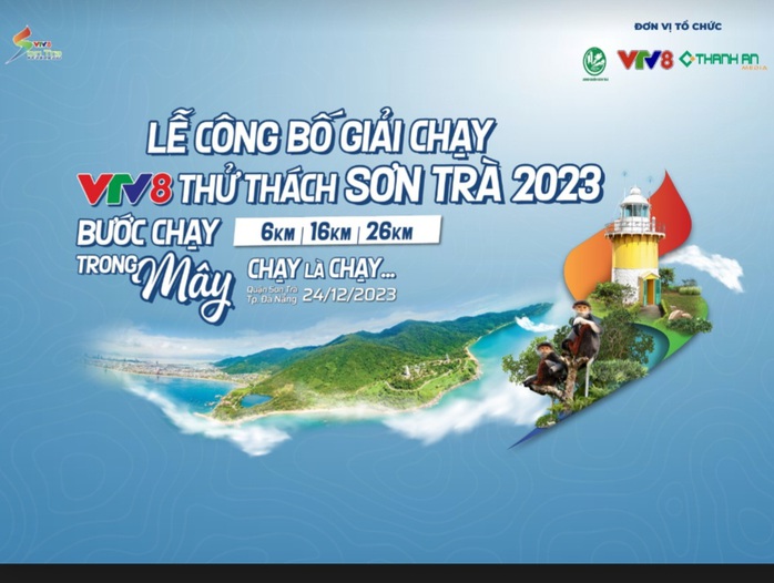 Giải chạy bộ VTV8 Sơn Trà Run Challenge 2023 thu hút gần 2000 VĐV - Ảnh 1.