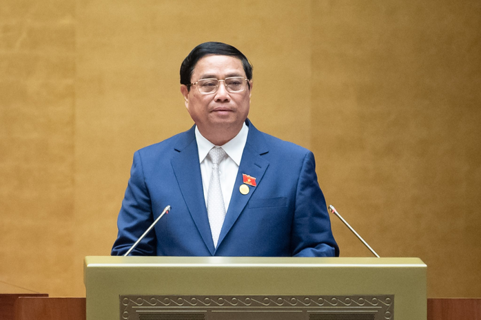 Thủ tướng Phạm Minh Chính và các thành viên Chính phủ trả lời chất vấn tại Quốc hội - Ảnh 1.
