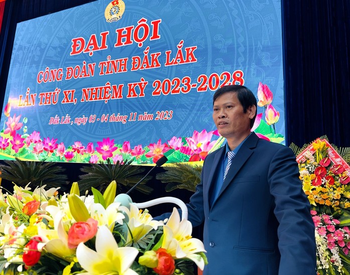 Phó chánh Văn phòng Tỉnh ủy Đắk Lắk giữ chức Chủ tịch LĐLĐ tỉnh - Ảnh 2.