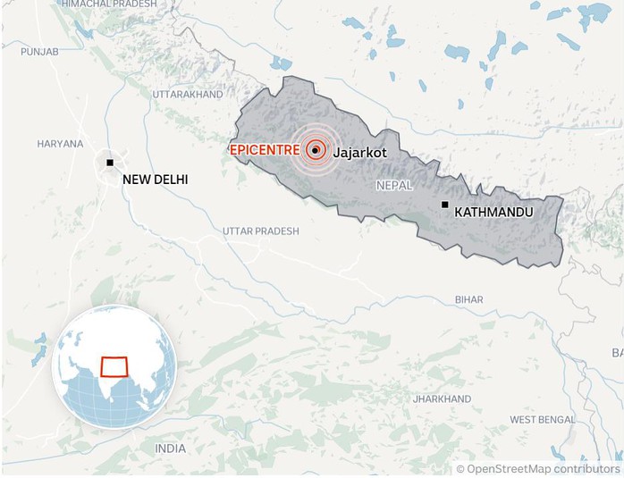 Động đất mạnh ở Nepal, tâm chấn bị bít lối - Ảnh 1.