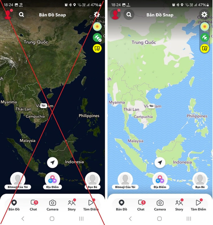 Cư dân mạng kêu gọi xóa bỏ ứng dụng Snapchat vì bản đồ “đường lưỡi bò” phi pháp - Ảnh 1.