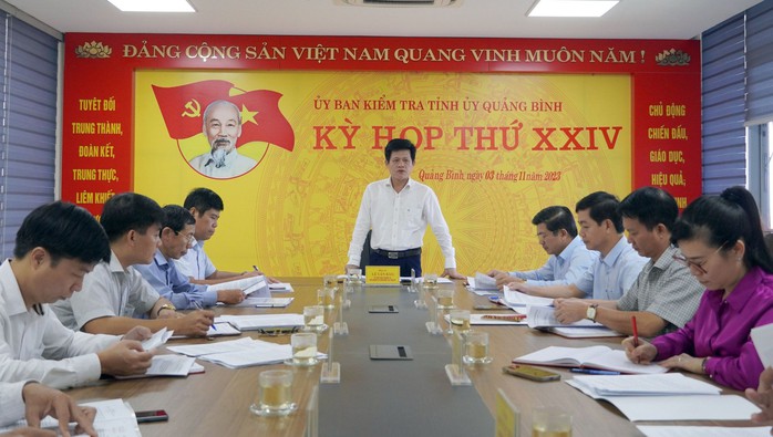 Kỷ luật, xem xét trách nhiệm nhiều cán bộ, đảng viên ở Quảng Bình - Ảnh 1.