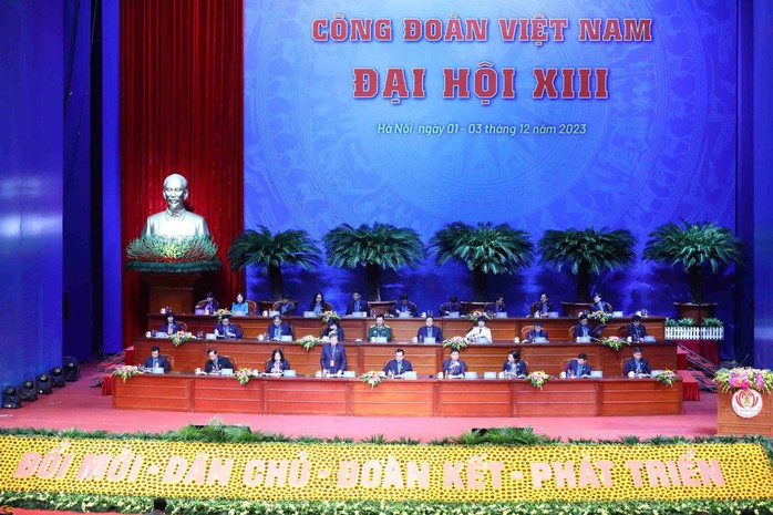 Phiên trọng thể Đại hội XIII Công đoàn Việt Nam- Ảnh 1. Phiên trọng thể Đại hội XIII Công đoàn Việt Nam- Ảnh 1.