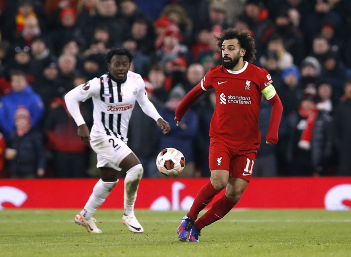 Salah ghi bàn thắng thứ 199, Liverpool vượt vòng bảng Europa League- Ảnh 3. Salah ghi bàn thắng thứ 199, Liverpool vượt vòng bảng Europa League- Ảnh 3.