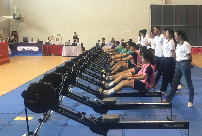 Đua thuyền máy trong nhà thi đấu: TP HCM xếp nhất toàn đoàn- Ảnh 2. Đua thuyền máy trong nhà thi đấu: TP HCM xếp nhất toàn đoàn- Ảnh 2.