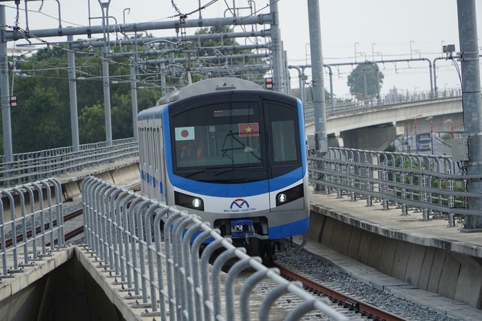 Tuyến metro số 1 Bến Thành - Suối TiênẢnh: Lê Vĩnh Tuyến metro số 1 Bến Thành - Suối TiênẢnh: Lê Vĩnh