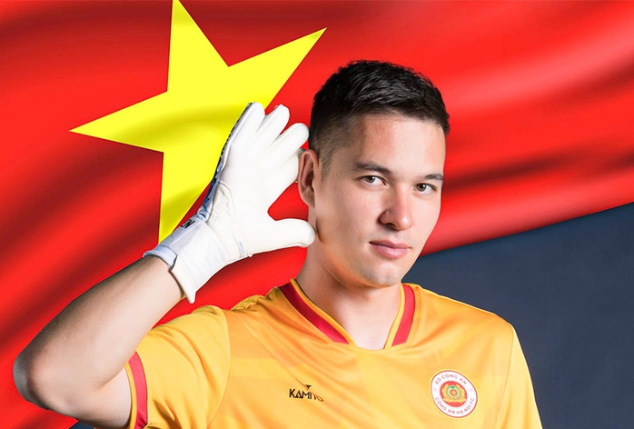 Thủ môn Nguyễn Filip lần đầu lên tuyển Việt Nam- Ảnh 1. Thủ môn Nguyễn Filip lần đầu lên tuyển Việt Nam- Ảnh 1.
