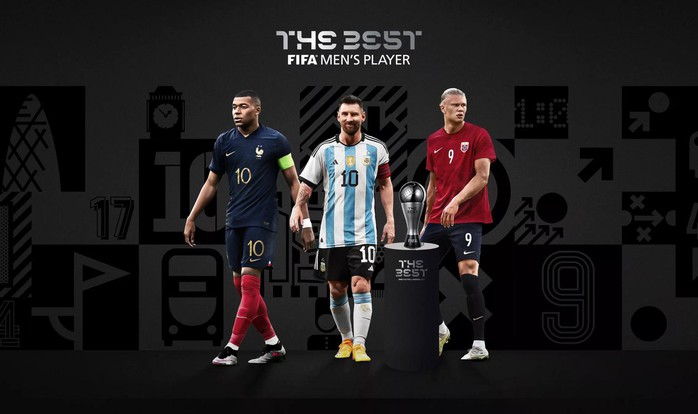 Messi, Mbappe, Haaland vào chung kết giải thưởng The Best của FIFA
- Ảnh 1. Messi, Mbappe, Haaland vào chung kết giải thưởng The Best của FIFA
- Ảnh 1.