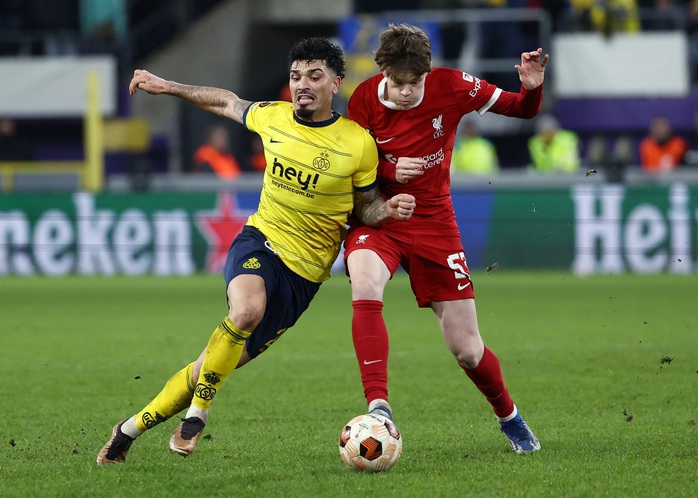 Thua đối thủ vô danh Union Saint-Gilloise, Liverpool vẫn sáng cửa vô địch Europa League- Ảnh 1. Thua đối thủ vô danh Union Saint-Gilloise, Liverpool vẫn sáng cửa vô địch Europa League- Ảnh 1.