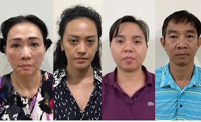 Bị can Trương Mỹ Lan (ảnh trái) cùng đồng phạm Ảnh: BỘ CÔNG AN Bị can Trương Mỹ Lan (ảnh trái) cùng đồng phạm Ảnh: BỘ CÔNG AN