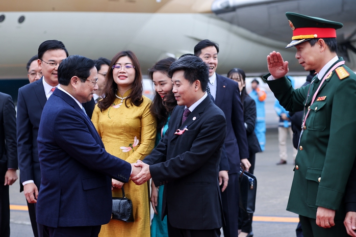 Thủ tướng Phạm Minh Chính tới Tokyo, bắt đầu chuyến công tác Nhật Bản- Ảnh 4. Thủ tướng Phạm Minh Chính tới Tokyo, bắt đầu chuyến công tác Nhật Bản- Ảnh 4.