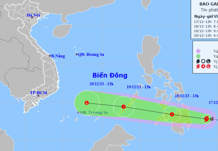 Bão Jelawat đang hoạt động ở vùng biển phía Đông Nam miền Nam Philippines