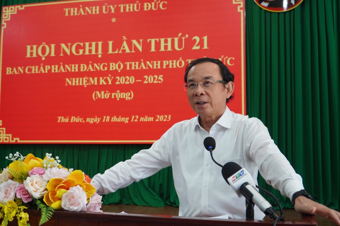 Bí thư Nguyễn Văn Nên nói về công tác cán bộ của TP Thủ Đức- Ảnh 1. Bí thư Nguyễn Văn Nên nói về công tác cán bộ của TP Thủ Đức- Ảnh 1.