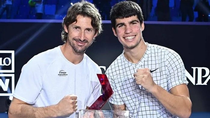 Alcaraz nhận tin buồn trước giải Grand Slam đầu tiên năm 2024- Ảnh 1. Alcaraz nhận tin buồn trước giải Grand Slam đầu tiên năm 2024- Ảnh 1.