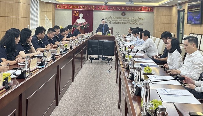 Bộ trưởng Hồ Đức Phớc làm việc với Cục Hải quan TP HCM- Ảnh 1. Bộ trưởng Hồ Đức Phớc làm việc với Cục Hải quan TP HCM- Ảnh 1.