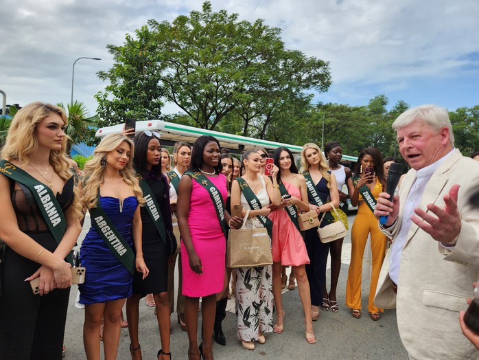 Thí sinh Miss Earth 2023 tham quan VWS- Ảnh 4. Thí sinh Miss Earth 2023 tham quan VWS- Ảnh 4.