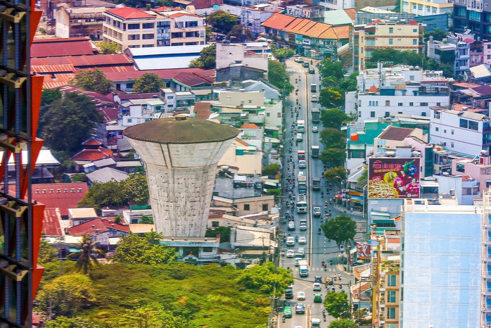Thủy đài được xây dựng từ hơn 50 năm trước ở đường Hoàng Diệu, quận 4, TP HCM Ảnh: HOÀNG TRIỀU Thủy đài được xây dựng từ hơn 50 năm trước ở đường Hoàng Diệu, quận 4, TP HCM Ảnh: HOÀNG TRIỀU