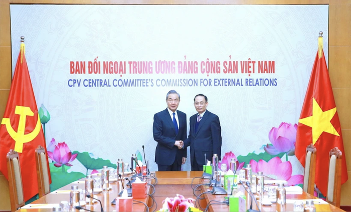Trưởng Ban Đối ngoại Trung ương hội kiến Bộ trưởng Ngoại giao Trung Quốc Vương Nghị- Ảnh 1. Trưởng Ban Đối ngoại Trung ương hội kiến Bộ trưởng Ngoại giao Trung Quốc Vương Nghị- Ảnh 1.
