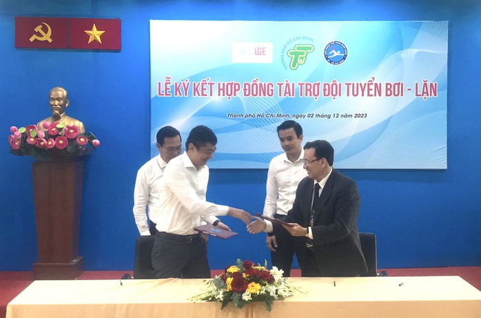 New Age Sports tài trợ cho đội tuyển bơi-lặn TP HCM- Ảnh 1. New Age Sports tài trợ cho đội tuyển bơi-lặn TP HCM- Ảnh 1.