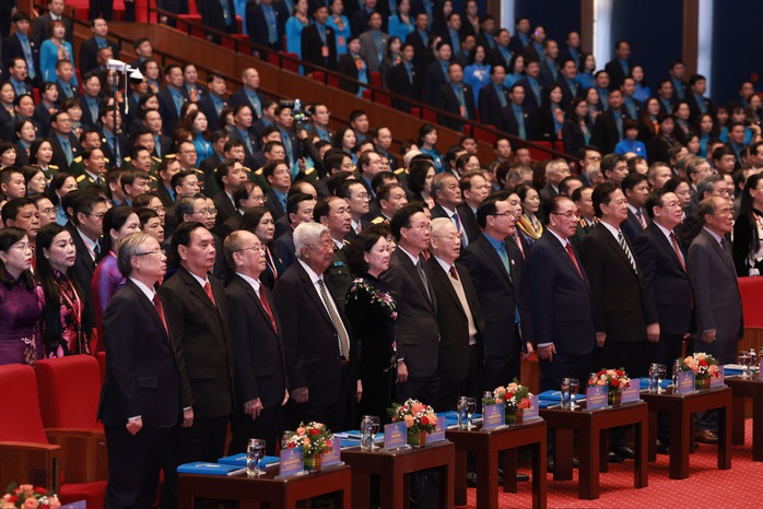 Những hình ảnh Tổng Bí thư và lãnh đạo Đảng, nhà nước dự Đại hội Công đoàn- Ảnh 9. Những hình ảnh Tổng Bí thư và lãnh đạo Đảng, nhà nước dự Đại hội Công đoàn- Ảnh 9.