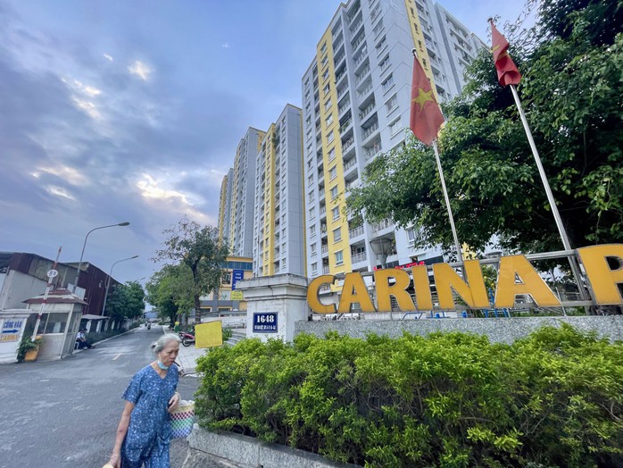 Chung cư Carina Plaza chiều 20-12 Chung cư Carina Plaza chiều 20-12