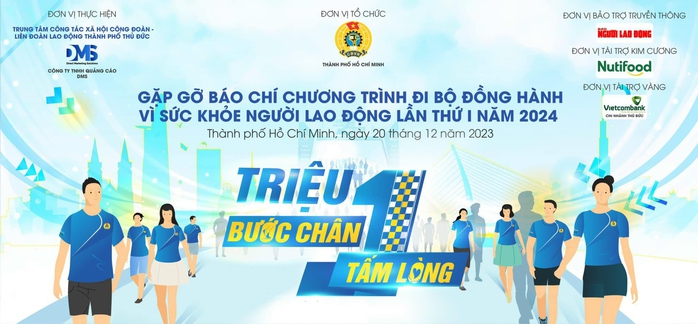 10.000 người đi bộ quyên góp chăm lo Tết cho công nhân khó khăn- Ảnh 2. 10.000 người đi bộ quyên góp chăm lo Tết cho công nhân khó khăn- Ảnh 2.
