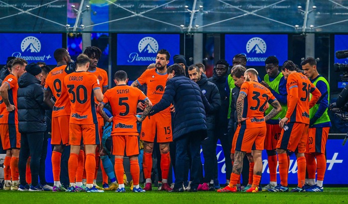 Inter bị loại khỏi Coppa Italia sau 4 phút hiệp phụ nghiệt ngã- Ảnh 1. Inter bị loại khỏi Coppa Italia sau 4 phút hiệp phụ nghiệt ngã- Ảnh 1.