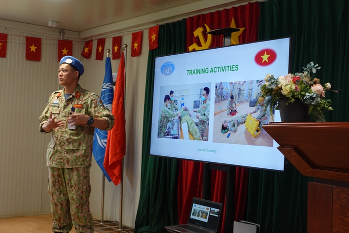 Tư lệnh Quân sự Phái bộ UNMISS ấn tượng với Quân đội Việt Nam- Ảnh 6. Tư lệnh Quân sự Phái bộ UNMISS ấn tượng với Quân đội Việt Nam- Ảnh 6.