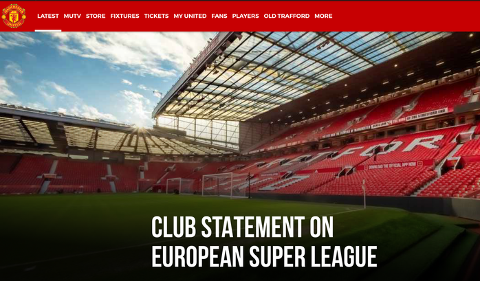 Super League tái xuất, các "đại gia" châu Âu phản ứng ra sao?- Ảnh 3. Super League tái xuất, các "đại gia" châu Âu phản ứng ra sao?- Ảnh 3.