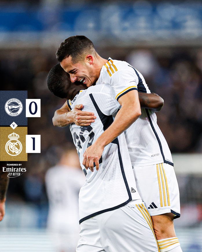 Chiến thắng kịch tính Alaves, Real Madrid chính thức vô địch lượt đi La Liga- Ảnh 4. Chiến thắng kịch tính Alaves, Real Madrid chính thức vô địch lượt đi La Liga- Ảnh 4.