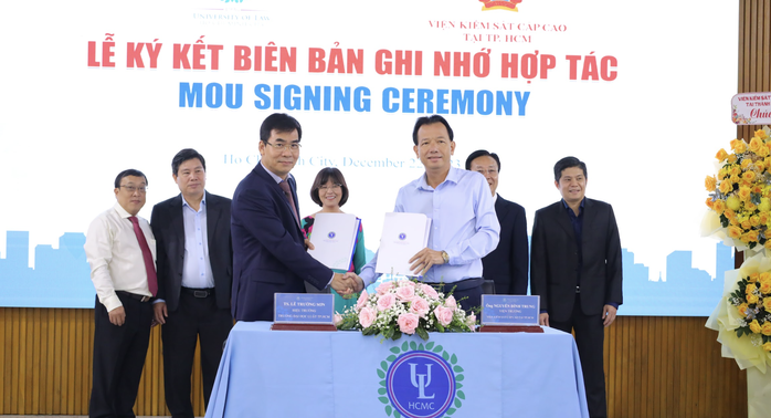 Trường ĐH Luật TP HCM ký hợp tác với 30 cơ quan, doanh nghiệp- Ảnh 1. Trường ĐH Luật TP HCM ký hợp tác với 30 cơ quan, doanh nghiệp- Ảnh 1.