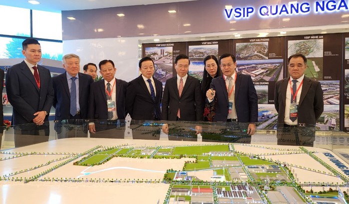 Chủ tịch nước Võ Văn Thưởng dự lễ Kỷ niệm 10 năm VSIP Quảng Ngãi- Ảnh 1. Chủ tịch nước Võ Văn Thưởng dự lễ Kỷ niệm 10 năm VSIP Quảng Ngãi- Ảnh 1.