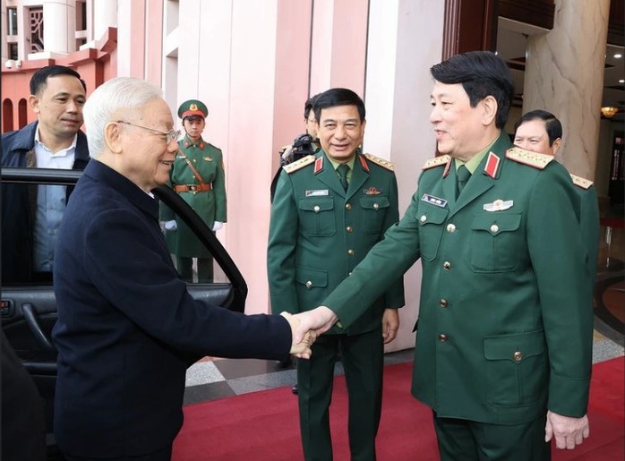 Những hình ảnh Tổng Bí thư Nguyễn Phú Trọng chủ trì Hội nghị Quân ủy Trung ương- Ảnh 2. Những hình ảnh Tổng Bí thư Nguyễn Phú Trọng chủ trì Hội nghị Quân ủy Trung ương- Ảnh 2.