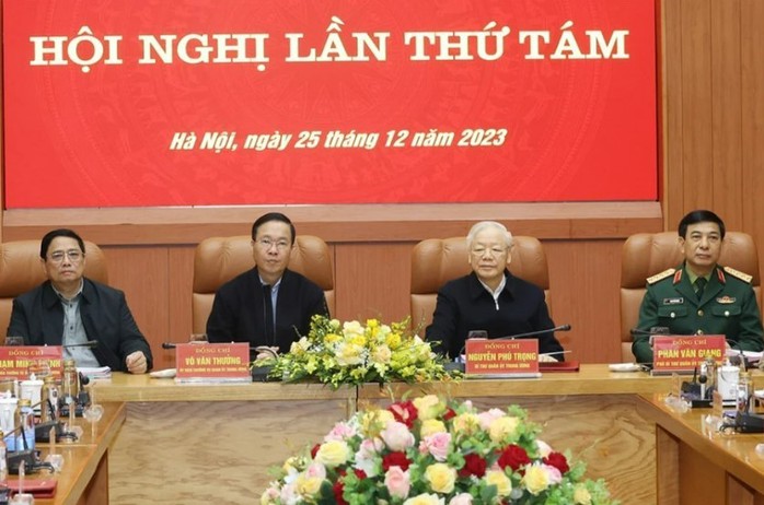 Những hình ảnh Tổng Bí thư Nguyễn Phú Trọng chủ trì Hội nghị Quân ủy Trung ương- Ảnh 5. Những hình ảnh Tổng Bí thư Nguyễn Phú Trọng chủ trì Hội nghị Quân ủy Trung ương- Ảnh 5.