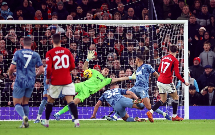 Hojlund nổ súng, Man United quật ngã Aston Villa ngày Lễ tặng quà- Ảnh 5. Hojlund nổ súng, Man United quật ngã Aston Villa ngày Lễ tặng quà- Ảnh 5.