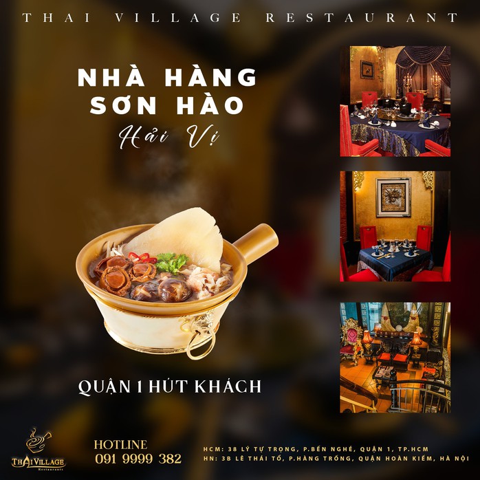 Nhà hàng sơn hào hải vị hút khách tại TP HCM- Ảnh 1. Nhà hàng sơn hào hải vị hút khách tại TP HCM- Ảnh 1.