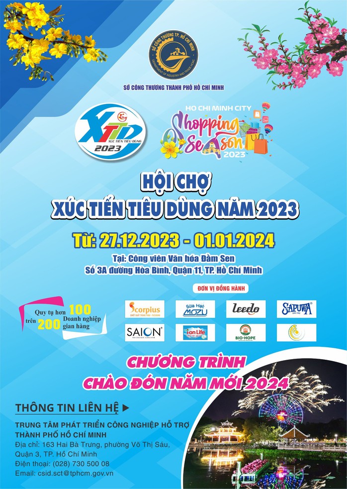 Hội chợ Xúc tiến tiêu dùng TP HCM năm 2023 sẽ khuyến mãi đến 70%- Ảnh 1. Hội chợ Xúc tiến tiêu dùng TP HCM năm 2023 sẽ khuyến mãi đến 70%- Ảnh 1.