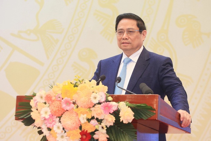 Thủ tướng Phạm Minh Chính phát biểu chỉ đạo tại hội nghị Thủ tướng Phạm Minh Chính phát biểu chỉ đạo tại hội nghị