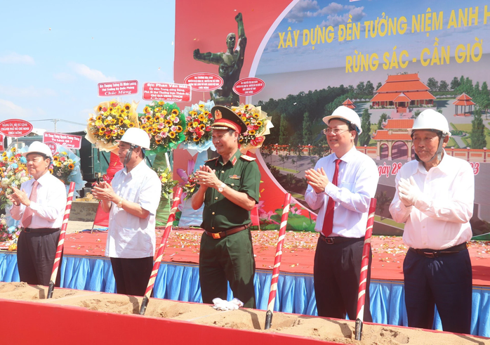 Khởi công xây dựng đền tưởng niệm anh hùng, liệt sĩ Rừng Sác - Cần Giờ- Ảnh 1. Khởi công xây dựng đền tưởng niệm anh hùng, liệt sĩ Rừng Sác - Cần Giờ- Ảnh 1.