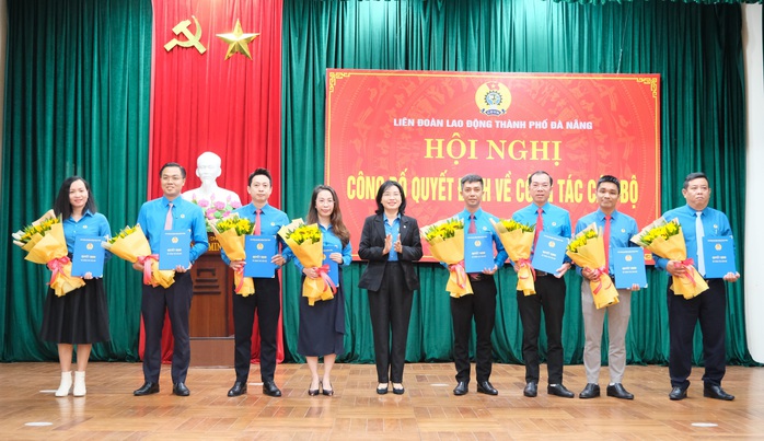 LĐLĐ TP Đà Nẵng bổ nhiệm nhiều vị trí lãnh đạo chủ chốt- Ảnh 1. LĐLĐ TP Đà Nẵng bổ nhiệm nhiều vị trí lãnh đạo chủ chốt- Ảnh 1.