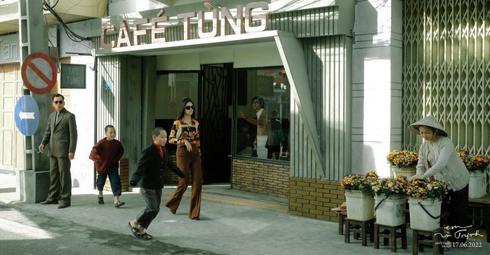 Khung cảnh Cà phê Tùng ở Đà Lạt trong phim “Em và Trịnh” (Ảnh do nhà sản xuất cung cấp) Khung cảnh Cà phê Tùng ở Đà Lạt trong phim “Em và Trịnh” (Ảnh do nhà sản xuất cung cấp)