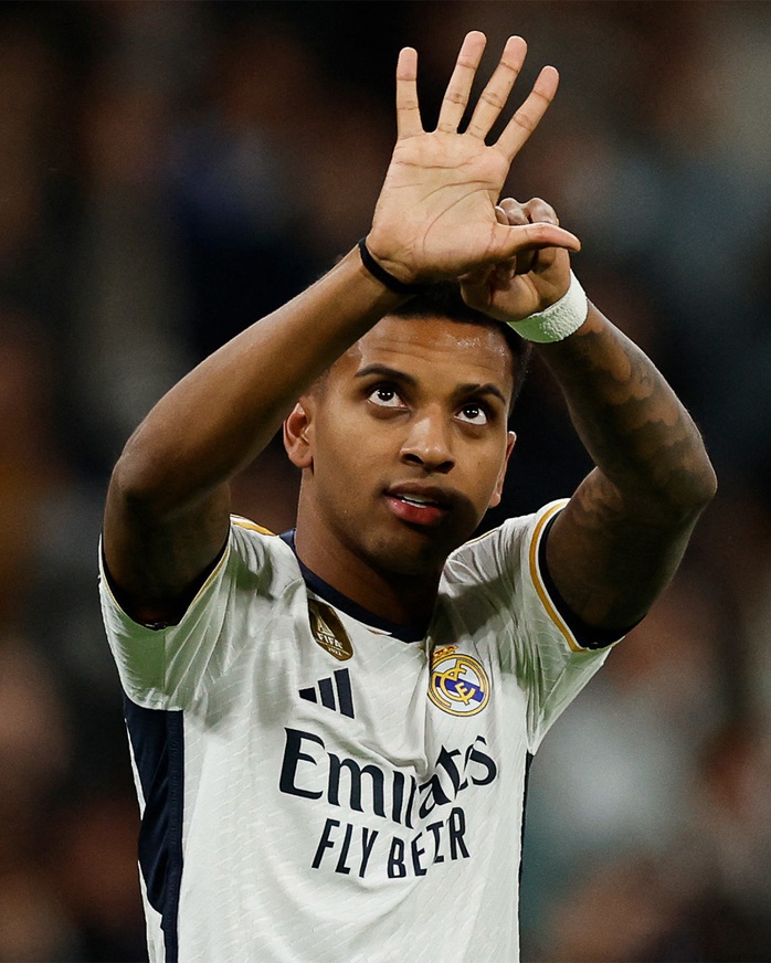 Rodrygo tiếp tục tỏa sáng, giúp Real Madrid dẫn đầu La Liga- Ảnh 1. Rodrygo tiếp tục tỏa sáng, giúp Real Madrid dẫn đầu La Liga- Ảnh 1.