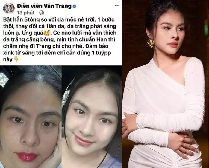 Động thái của diễn viên Vân Trang khi bị chỉ trích "quảng cáo lố"
- Ảnh 1. Động thái của diễn viên Vân Trang khi bị chỉ trích "quảng cáo lố"
- Ảnh 1.