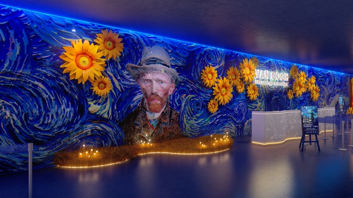 Triển lãm nghệ thuật tương tác đa giác quan Van Gogh đầu tiên tại Việt Nam chính thức đón công chúng- Ảnh 1. Triển lãm nghệ thuật tương tác đa giác quan Van Gogh đầu tiên tại Việt Nam chính thức đón công chúng- Ảnh 1.