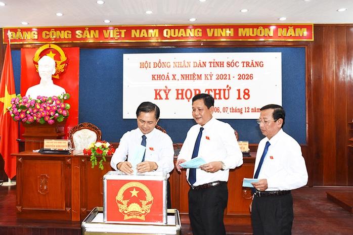 Phó Bí thư Thường trực Tỉnh ủy Sóc Trăng đạt mức tín nhiệm cao 100%- Ảnh 1. Phó Bí thư Thường trực Tỉnh ủy Sóc Trăng đạt mức tín nhiệm cao 100%- Ảnh 1.