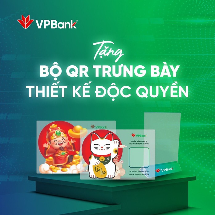 Đăng ký nhận bộ QR trưng bày hoàn toàn miễn phí với ShopQR trên VPBank NEO Đăng ký nhận bộ QR trưng bày hoàn toàn miễn phí với ShopQR trên VPBank NEO