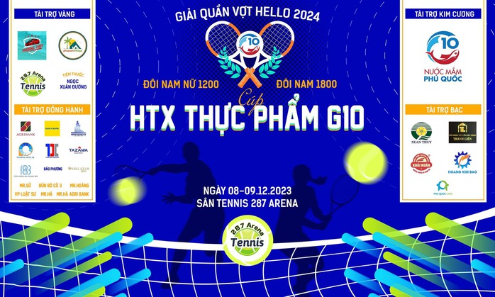 Giải Quần vợt Hello 2024: Chung tay vì cộng đồng- Ảnh 1. Giải Quần vợt Hello 2024: Chung tay vì cộng đồng- Ảnh 1.