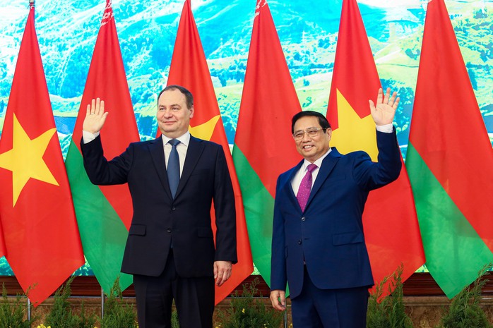 Cận cảnh Thủ tướng Phạm Minh Chính chủ trì lễ đón Thủ tướng Belarus- Ảnh 11. Cận cảnh Thủ tướng Phạm Minh Chính chủ trì lễ đón Thủ tướng Belarus- Ảnh 11.